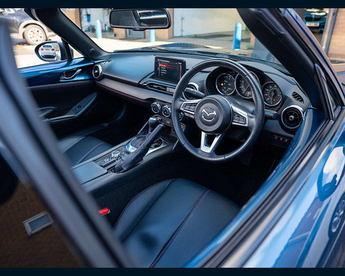 2018 Mazda MX-5 RF in Eternal Blue Mica, photo 3