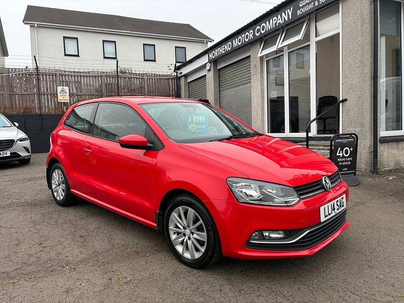 2014 VOLKSWAGEN POLO 1.0 BLUEMOTION TECH SE HATCHBACK 3DR PETROL MANUAL EURO 6 S S... photo