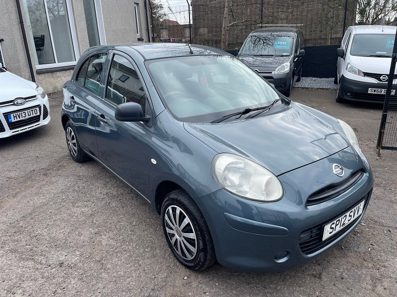 2012 NISSAN MICRA 1.2 12V VISIA HATCHBACK 5DR PETROL MANUAL EURO 5 80 PS 2,995... photo