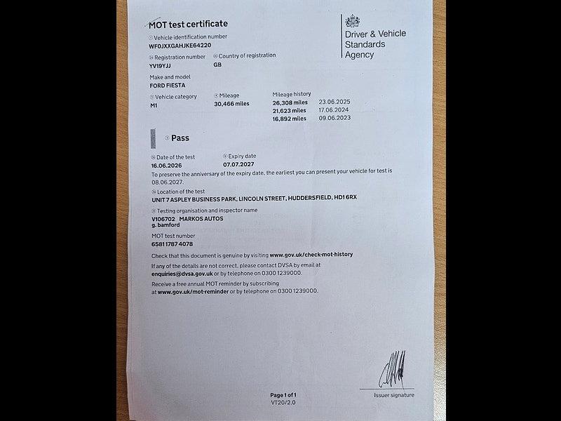 Ford Fiesta 1.1 Ti-VCT Zetec Hatchback 5dr Petrol Manual Euro 6 (s/s) (85 ps) 5dr Manual 2026