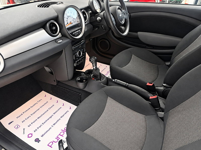 MINI Hatch 1.6 One Hatchback 3dr Petrol Steptronic Euro 5 (98 ps)