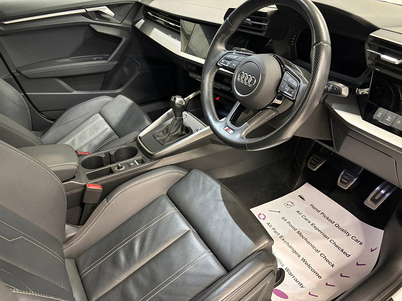 Audi A3 1.5 TFSI 35 S line Sportback 5dr Petrol Manual Euro 6 (s/s) (150 ps)