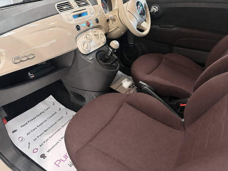 Fiat 500 1.2 Colour Therapy Hatchback 3dr Petrol Manual Euro 5 (s/s) (69 bhp)