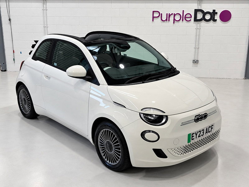 Fiat 500e C 42kWh Icon Convertible 2dr Electric Auto (118 ps)
