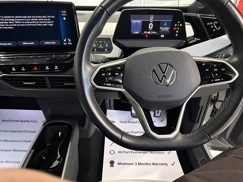 Volkswagen ID.3 Pro Performance 58kWh Family Hatchback 5dr Electric Auto (204 ps)