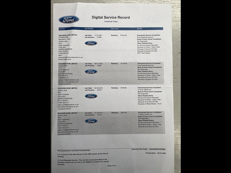 Ford B-Max 1.0T EcoBoost Zetec MPV 5dr Petrol Manual Euro 5 (100 ps)