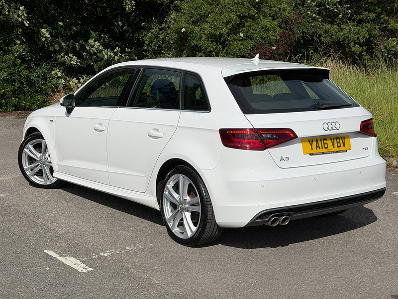 Audi A3 2.0 TDI S line Sportback 5dr Diesel Manual Euro 6 (s/s) (Nav) (150 ps)