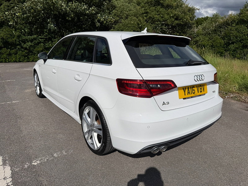 Audi A3 2.0 TDI S line Sportback 5dr Diesel Manual Euro 6 (s/s) (Nav) (150 ps)