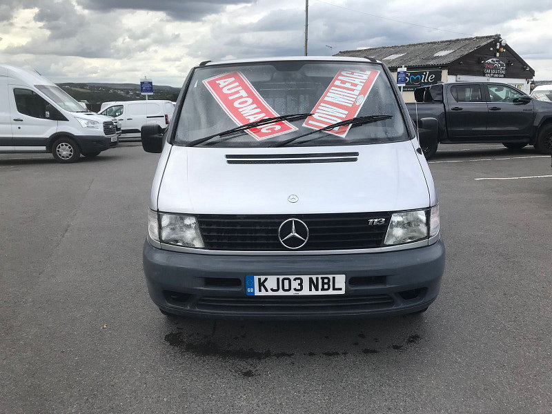 Mercedes Vito 2.0L 113 Petrol Manual Euro 3 6dr Automatic 2026