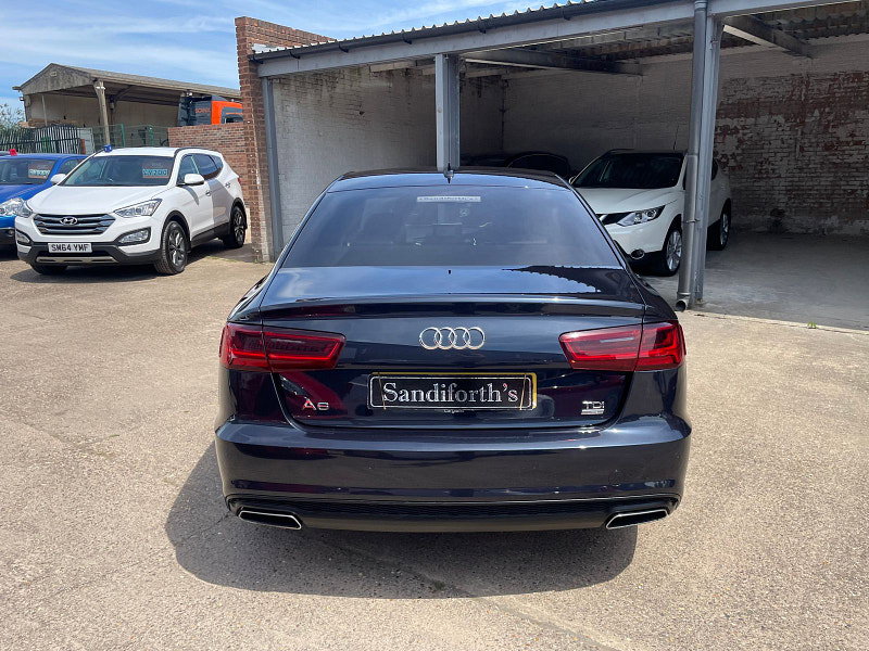Audi A6 Saloon 2.0 TDI ultra Black Edition Saloon 4dr Diesel S Tronic Euro 6 (s/s) (190 ps) 7 Services, 4dr Automatic 2026