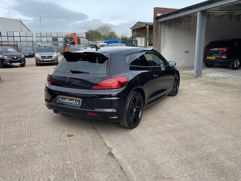 Volkswagen Scirocco 2.0 R LINE TDI BLUEMOTION TECHNOLOGY DSG 2d 148 BHP 7 SERVICES 63K CAM BELT REPLACED, BLACK ALLOYS 3dr Automatic 2026