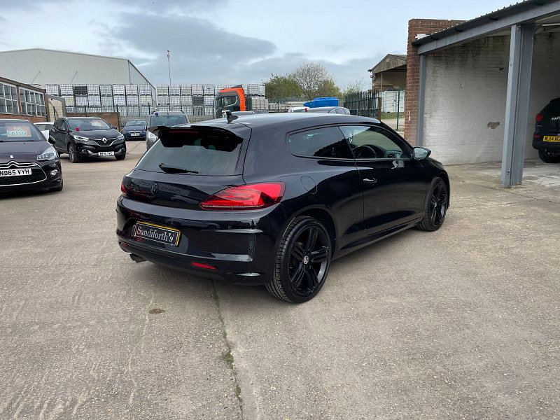 Volkswagen Scirocco 2.0 R LINE TDI BLUEMOTION TECHNOLOGY DSG 2d 148 BHP 7 SERVICES 63K CAM BELT REPLACED, BLACK ALLOYS 3dr Automatic 2026