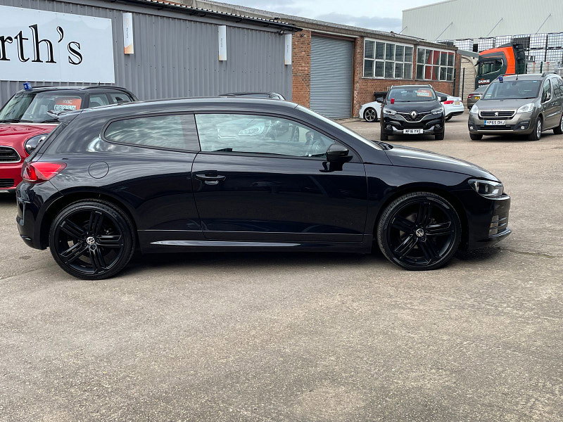 Volkswagen Scirocco 2.0 R LINE TDI BLUEMOTION TECHNOLOGY DSG 2d 148 BHP 7 SERVICES 63K CAM BELT REPLACED, BLACK ALLOYS 3dr Automatic 2026