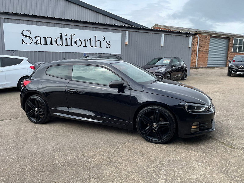 Volkswagen Scirocco 2.0 R LINE TDI BLUEMOTION TECHNOLOGY DSG 2d 148 BHP 7 SERVICES 63K CAM BELT REPLACED, BLACK ALLOYS 3dr Automatic 2026