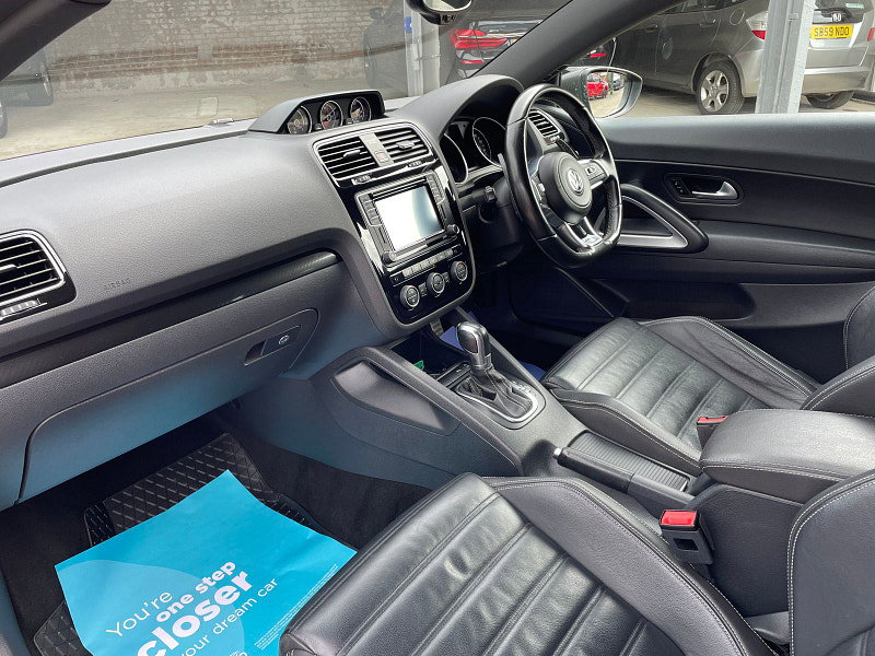 Volkswagen Scirocco 2.0 R LINE TDI BLUEMOTION TECHNOLOGY DSG 2d 148 BHP 7 SERVICES 63K CAM BELT REPLACED, BLACK ALLOYS 3dr Automatic 2026