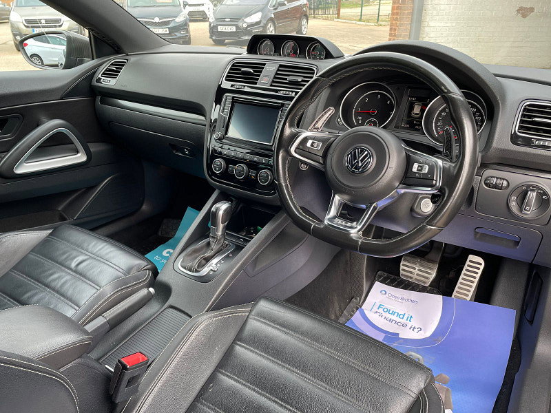 Volkswagen Scirocco 2.0 R LINE TDI BLUEMOTION TECHNOLOGY DSG 2d 148 BHP 7 SERVICES 63K CAM BELT REPLACED, BLACK ALLOYS 3dr Automatic 2026