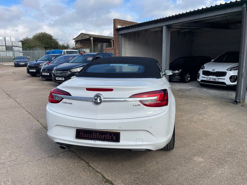 Vauxhall Cascada 2.0 CDTi Elite Convertible 2dr Diesel Manual Euro 5 (s/s) (165 ps) Full Black Leather, 30k From New 2dr Manual 2026