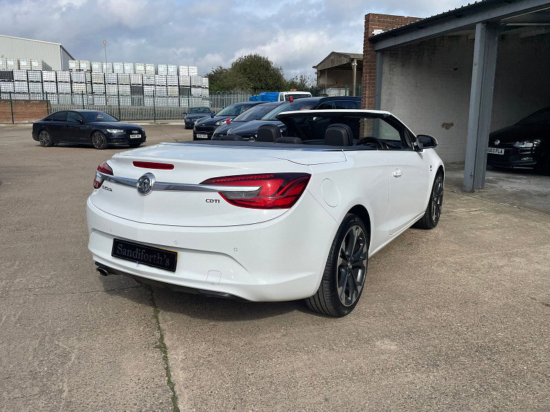 Vauxhall Cascada 2.0 CDTi Elite Convertible 2dr Diesel Manual Euro 5 (s/s) (165 ps) Full Black Leather, 30k From New 2dr Manual 2026
