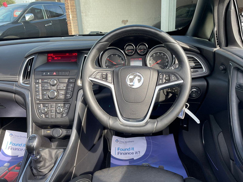 Vauxhall Cascada 2.0 CDTi Elite Convertible 2dr Diesel Manual Euro 5 (s/s) (165 ps) Full Black Leather, 30k From New 2dr Manual 2026