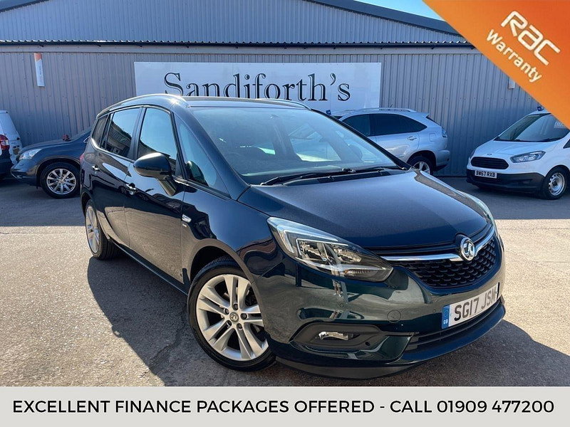 Vauxhall Zafira Tourer 1.4 SRI NAV 5d 138 BHP ONLY 1 FORMER KEEPER, ULEZ FREE FINANCE OFFERED, SAT NAV, BLUETOOTH 5dr Manual 2026