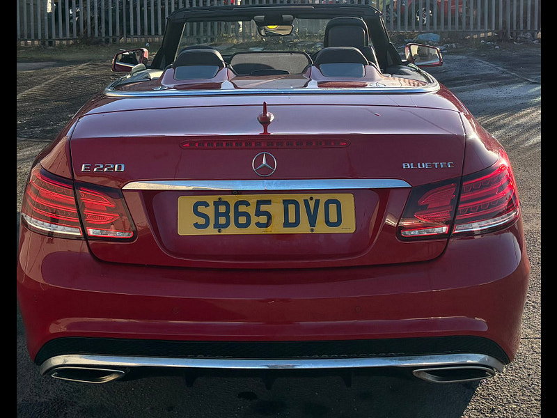 Mercedes-Benz E-Class 2.1L E220 BLUETEC AMG LINE PREMIUM Convertible 2dr Diesel Automatic Euro 6 (174 bhp) 2dr Automatic 2026