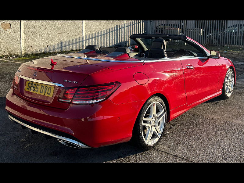 Mercedes-Benz E-Class 2.1L E220 BLUETEC AMG LINE PREMIUM Convertible 2dr Diesel Automatic Euro 6 (174 bhp) 2dr Automatic 2026