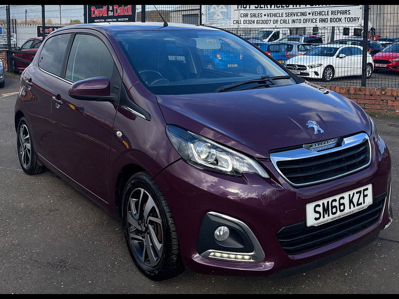 Peugeot 108 1.2L ALLURE Hatchback 5dr Petrol Manual Euro 6 (82 bhp) 5dr Manual 2026