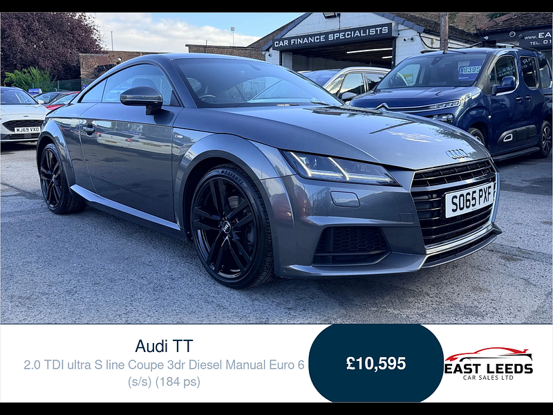 Audi TT 2.0 TDI ultra S line Coupe 3dr Diesel Manual Euro 6 (s/s) (184 ps) 3dr Manual 2026