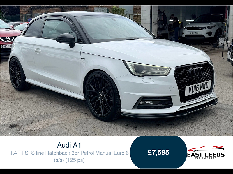 Audi A1 1.4 TFSI S line Hatchback 3dr Petrol Manual Euro 6 (s/s) (125 ps) 3dr Manual 2026