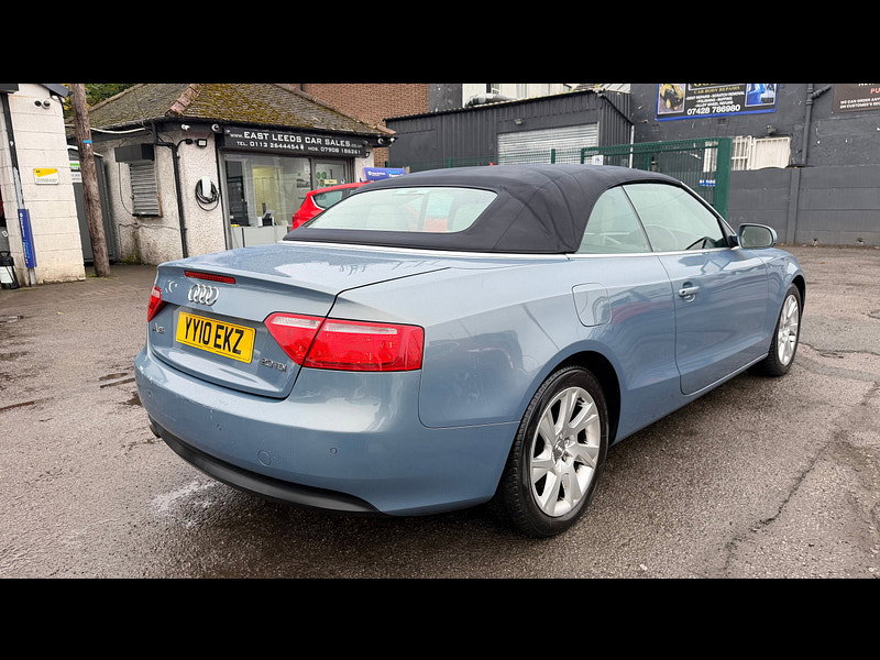 Audi A5 Cabriolet 2.0 TDI SE Convertible 2dr Diesel Manual Euro 5 (s/s) (170 ps) 2dr Manual 2026