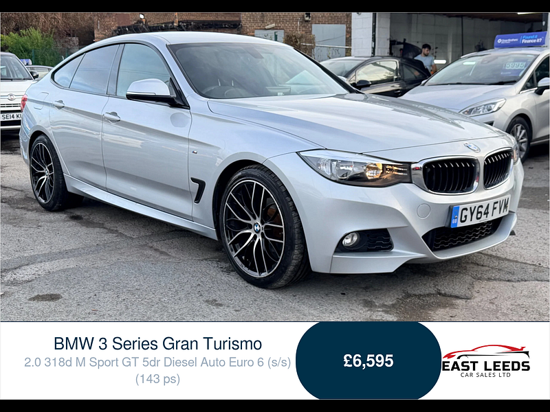 BMW 3 Series Gran Turismo 2.0 318d M Sport GT 5dr Diesel Auto Euro 6 (s/s) (143 ps) 4dr Automatic 2026