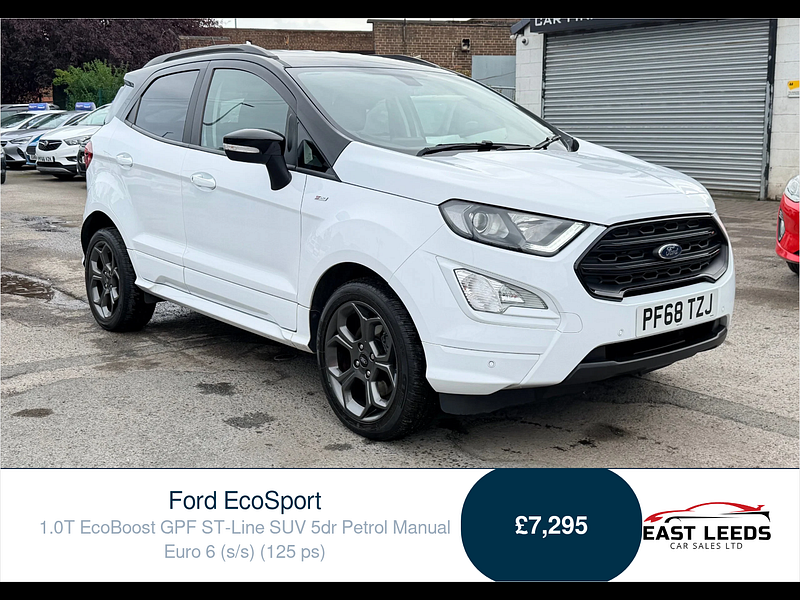 Ford EcoSport 1.0T EcoBoost GPF ST-Line SUV 5dr Petrol Manual Euro 6 (s/s) (125 ps) 5dr Manual 2026