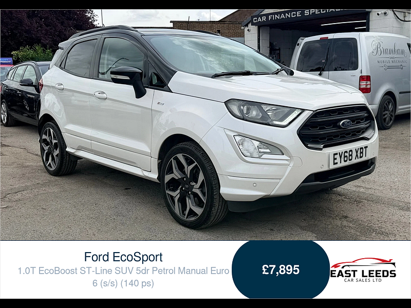 Ford EcoSport 1.0T EcoBoost ST-Line SUV 5dr Petrol Manual Euro 6 (s/s) (140 ps) 5dr Manual 2026