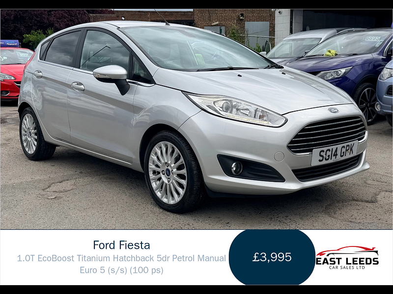 Ford Fiesta 1.0T EcoBoost Titanium Hatchback 5dr Petrol Manual Euro 5 (s/s) (100 ps) 5dr Manual 2026