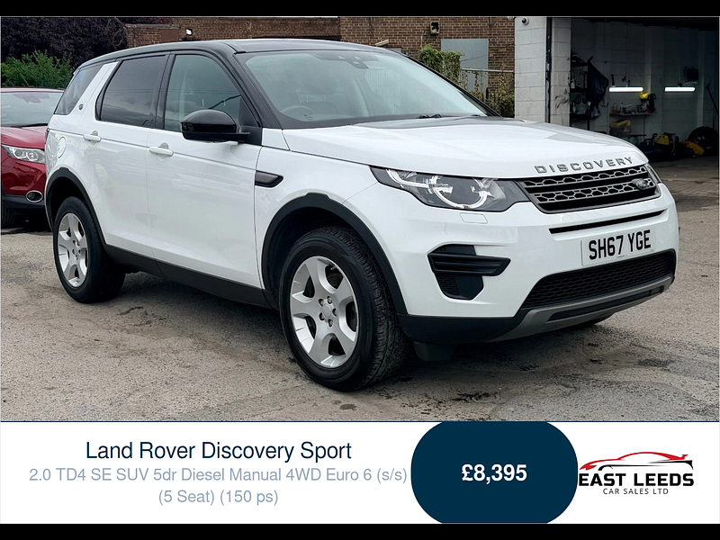 Land Rover Discovery Sport 2.0 TD4 SE SUV 5dr Diesel Manual 4WD Euro 6 (s/s) (5 Seat) (150 ps) 5dr Manual 2026