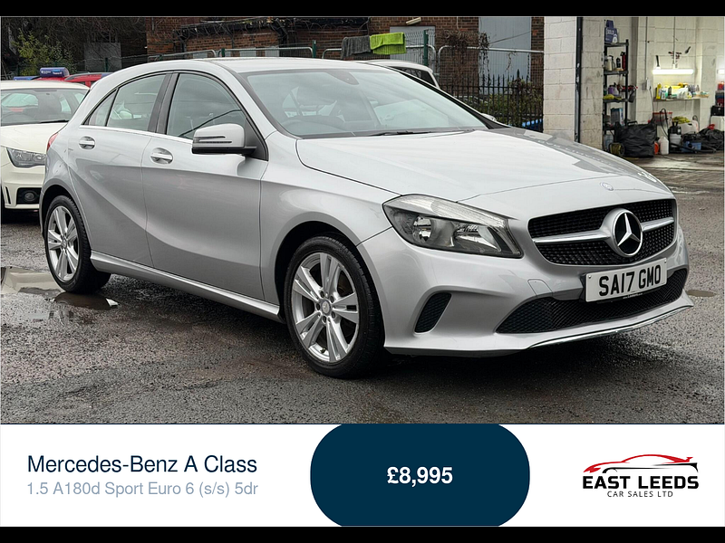 Mercedes-Benz A Class 1.5 A180d Sport Euro 6 (s/s) 5dr 5dr Manual 2026
