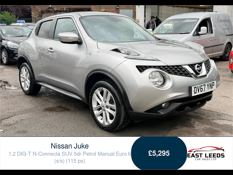 Nissan Juke 1.2 DIG-T N-Connecta SUV 5dr Petrol Manual Euro 6 (s/s) (115 ps) 5dr Manual 2026