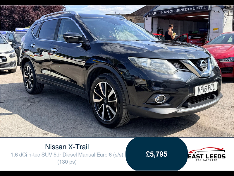 Nissan X-Trail 1.6 dCi n-tec SUV 5dr Diesel Manual Euro 6 (s/s) (130 ps) 5dr Manual 2026