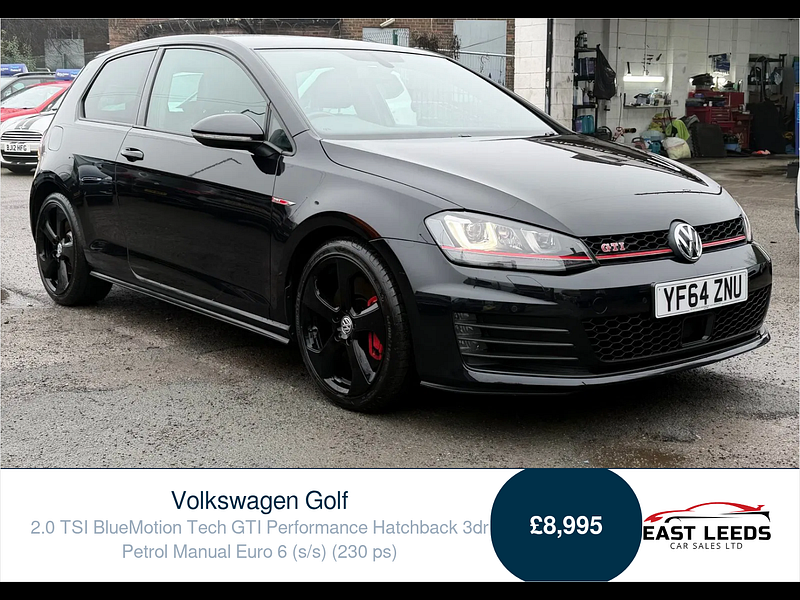 Volkswagen Golf 2.0 TSI BlueMotion Tech GTI Performance Hatchback 3dr Petrol Manual Euro 6 (s/s) (230 ps) 3dr Manual 2026