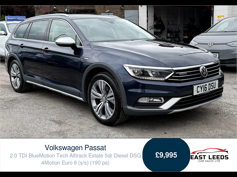 Volkswagen Passat 2.0 TDI BlueMotion Tech Alltrack Estate 5dr Diesel DSG 4Motion Euro 6 (s/s) (190 ps) 5dr Automatic 2026