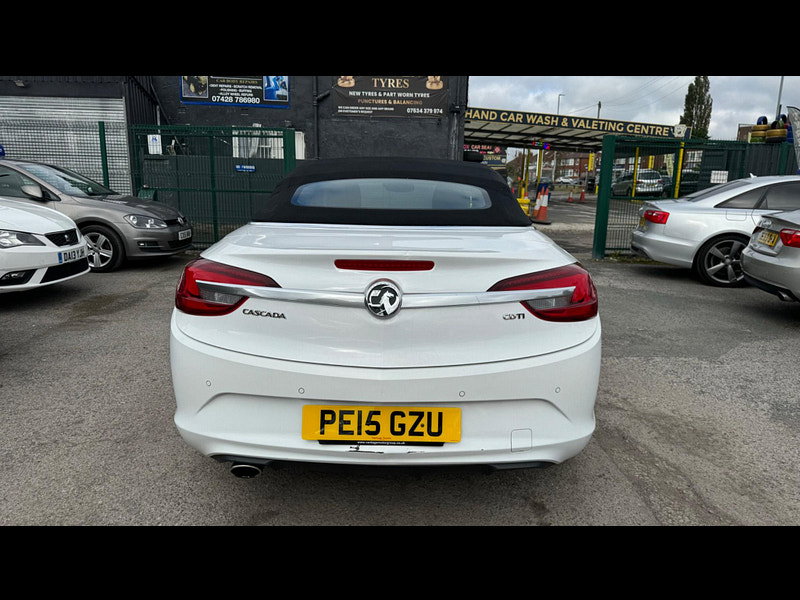 Vauxhall Cascada 2.0 CDTi Elite Euro 5 (s/s) 2dr 2dr Manual 2026
