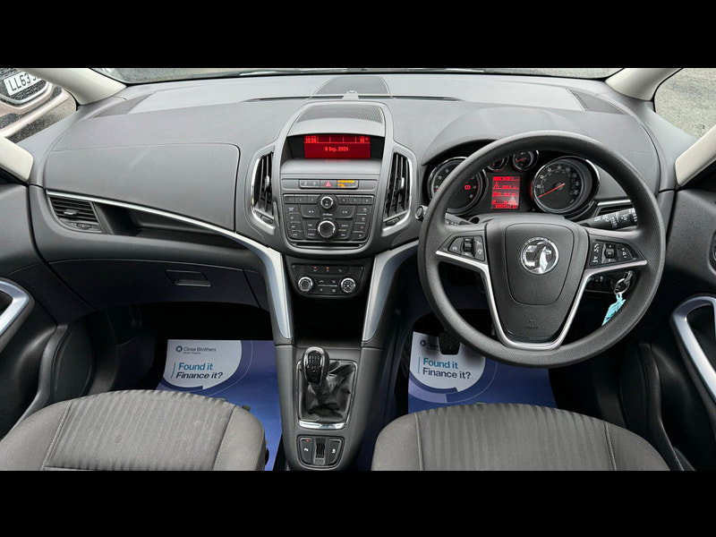 Vauxhall Zafira Tourer 1.4i Turbo Exclusiv Euro 6 5dr 5dr Manual 2026