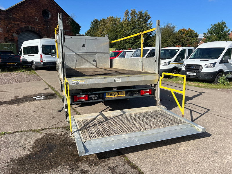 IVECO DAILY 70C18 3.0 D 180 BHP XLWB 7 Seat Crew Cab Dropside With Tail Lift.