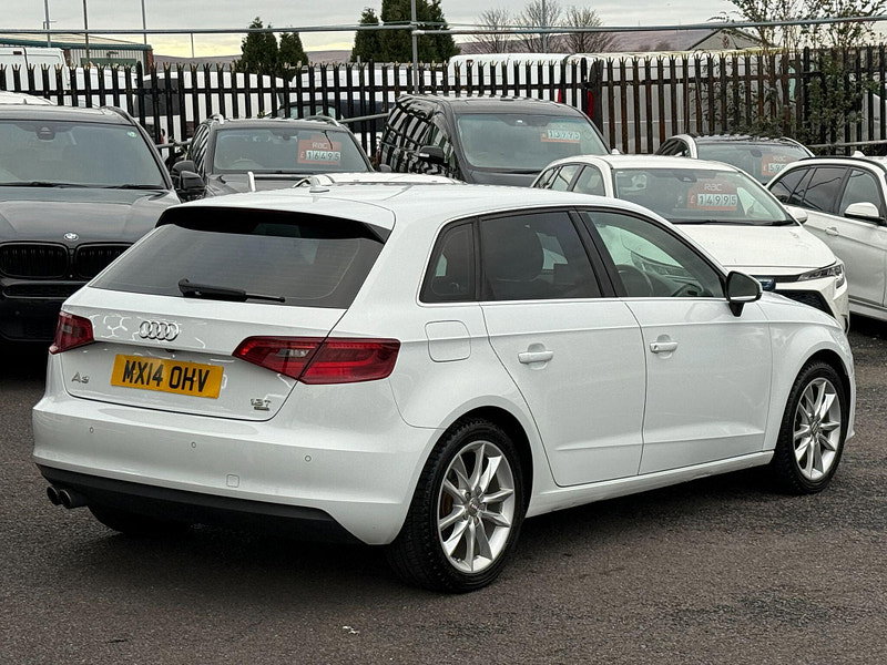 Audi A3 1.8 TFSI Sport Sportback 5dr Petrol S Tronic quattro Euro 6 (s/s) (180 ps) 5dr Automatic 2014