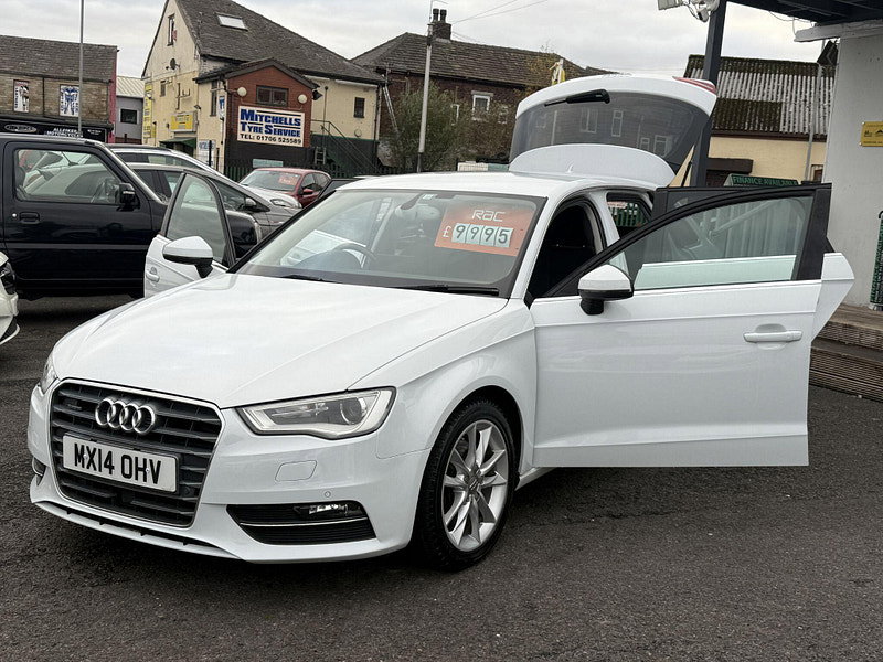 Audi A3 1.8 TFSI Sport Sportback 5dr Petrol S Tronic quattro Euro 6 (s/s) (180 ps) 5dr Automatic 2014