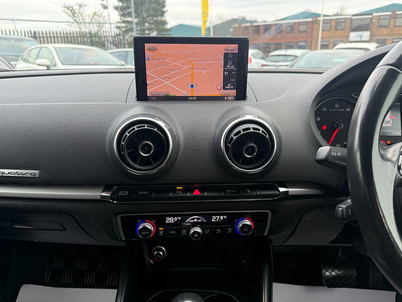 Audi A3 1.8 TFSI Sport Sportback 5dr Petrol S Tronic quattro Euro 6 (s/s) (180 ps) 5dr Automatic 2014