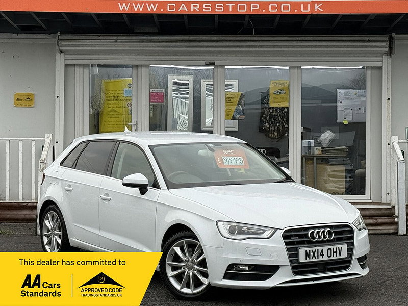 Audi A3 sportback Audi A3 1.8 TFSI Sport Sportback 5dr Petrol S Tronic quattro Euro 6 (s/s) (180 ps) 5dr Automatic 2014