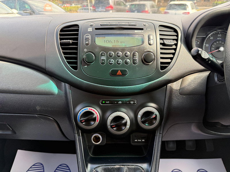 Hyundai I10 1.2 Active Euro 5 5dr 5dr Manual 2012