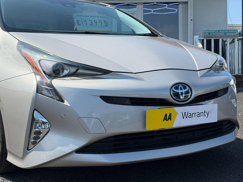 Toyota Prius 1.8 VVT-h Excel CVT Euro 6 (s/s) 5dr (15in Alloy) 5dr Automatic 2017