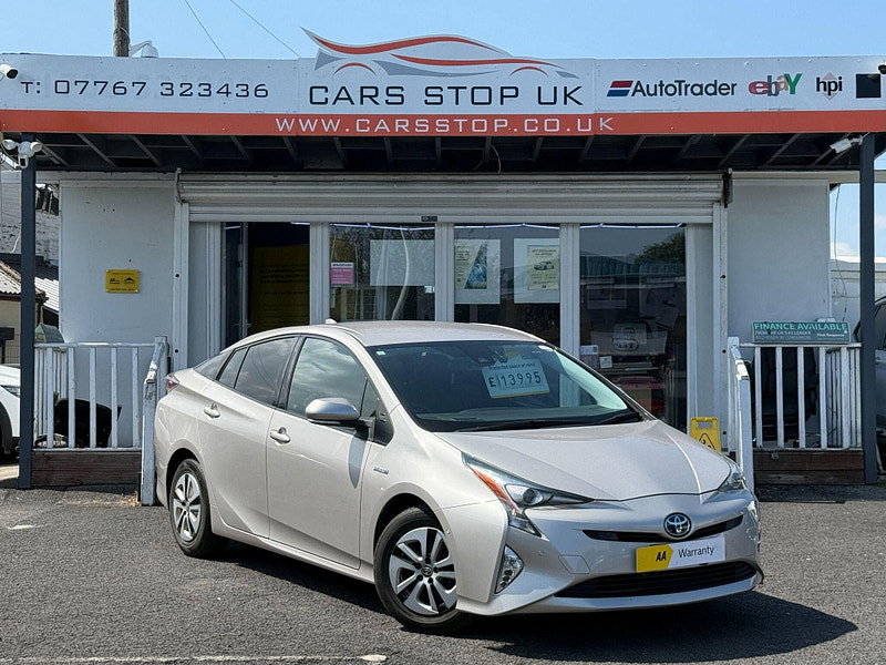 Toyota Prius 1.8 VVT-h Excel CVT Euro 6 (s/s) 5dr (15in Alloy) 5dr Automatic 2017